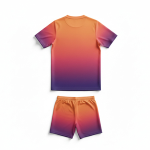 Ensemble de maillots de football sublimés haut de gamme en polyester respirant, personnalisables pour clubs et équipes – Vêtements de football en gros - Product Image 3