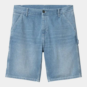 Shorts de mezclilla rectos de cintura media para hombre, informales de verano, personalizados, rasgados, transpirables, ecológicos, lavables, de tela tejida, al por mayor - Product Image 5