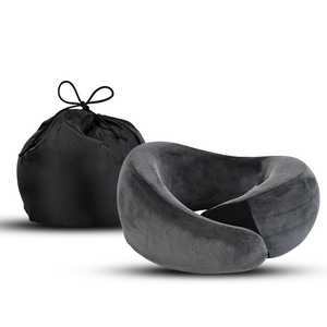 ARAAMI Premium memory foam Snack <b>Neck</b> <b>Pillow</b> for <b>travel</b> airplane car kids and adults ergonomic comfort portable <b>support</b> - Product Image 4