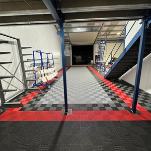 Heavy Duty PP Garage Flooring Tiles Industrial Floor <b>Mat</b> for Workshop Garage Flooring Tiles - Product Image 2