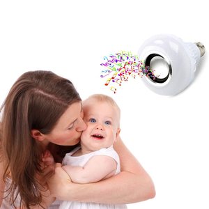 <span class=keywords><strong>Led</strong></span> <span class=keywords><strong>RGB</strong></span> Bóng Đèn ánh sáng thông minh màu xanh răng âm nhạc loa thay đổi màu đèn vòi hoa sen đầu với từ xa cho phòng khách phòng tắm - Product Image 6