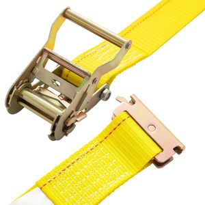 Set di 18 Cinghie a Cricchetto E-Track 5x38 cm, Resistenza 4400 LBS, Nastro in Poliestere con Attacco a Molla, Certificato TUV - Product Image 4