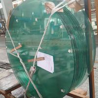 Mobilier de bureau en verre trempé CE ISO CCC verre de sécurité de table en verre prix d'usine