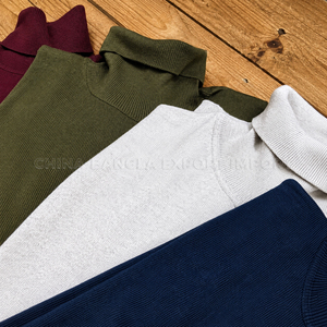 เสื้อไหมพรมคอเต่าแบบสวมลำลองของบังกลาเทศ ผ้าถักเนื้อแน่น 100% ผ้าฝ้าย สำหรับฤดูหนาว ป้องกันขนร่วง ขายส่ง จำหน่ายส่งออก ขายจำนวนมาก - Product Image 6
