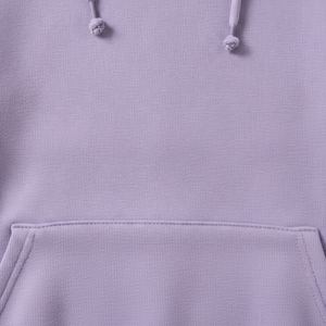 เสื้อฮู้ดดี้สีม่วงโอเวอร์ไซส์ผ้าคอตตอนฟลีซหนานุ่ม สกรีนโลโก้ได้ตามต้องการ ทรงหลวม ไหล่ตก สไตล์สตรีทแวร์ สำหรับทั้งผู้ชายและผู้หญิง - Product Image 4
