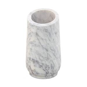 Jarrón Minimalista de Mármol Blanco con Función para Guardar Agua, Jarrón de Flores en Forma de Botella de Mármol de Tendencia, Decoración de Lujo Hecha a Mano - Product Image 5