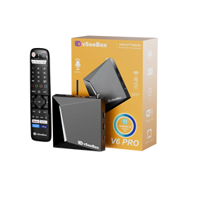 Genuine VSEEBOX V6 Pro 8K 4G 32G <b>Android</b> 14 <b>TV</b> <b>Box</b>-Black Dual Core Allwinner H618 Large Space & Fast Running No Monthly Fee - Product Image 1