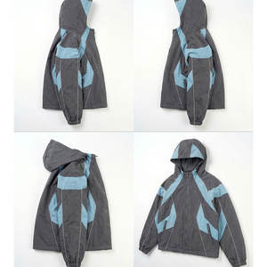 Chaqueta deportiva cortavientos con logotipo personalizado, servicio OEM, material transpirable, ideal para correr, entrenar, hacer senderismo y uso en grandes cantidades. - Product Image 5