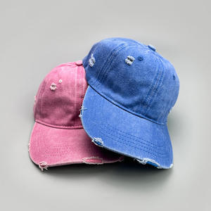หมวกแก๊ปคุณพ่อแบบกำหนดเอง หมวกผ้าฝ้ายเนื้อนุ่ม สตรีทแวร์ลำลอง - Product Image 4