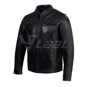 ดีไซน์หรูหรา ตะเข็บทนทาน งานตัดเย็บคุณภาพสูง สำหรับใช้งานประจำวัน เสื้อแจ็คเก็ตหนังผู้ชาย เสื้อแจ็คเก็ตหนังผู้ชายแฟชั่นสำหรับฤดูหนาว - Product Image 4