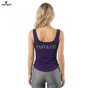 New Design Ladies TaStreet Wear Digital Printing Solid Color Vest Sleeveless Slim Fit Yoga Women Fashion Running Tank <b>Top</b> - Product Image 3