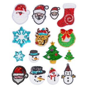 Écussons brodés personnalisés du fabricant, badges avec logo sur mesure, étiquettes rondes en tissu polyester, bord brodé, tissage 3D - Product Image 2