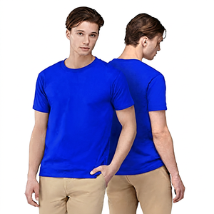 T-shirt sport respirant à manches courtes et col rond pour homme, en coton et fibre de bambou, coupe classique, imprimé numérique, tricot jersey noir - Product Image 5