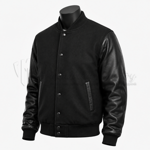 Chaqueta Universitaria Clásica Estilo Letterman con Logotipo Personalizado, Material Suave, Ajuste Cómodo, Prenda Exterior de Alta Calidad - Product Image 3