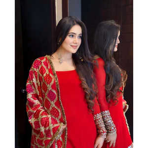 Conjunto de Top, Falda y Dupatta para Fiesta, con Bordado Elegante, para Mujer - Product Image 5