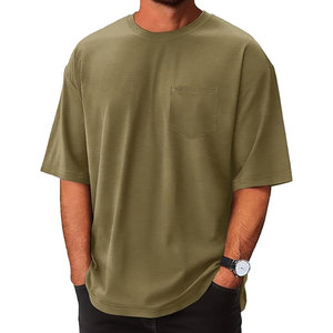 Camiseta Extra Grande para Hombre, Corte Holgado Premium, Estilo Urbano, Algodón Suave, Cómoda para Uso Diario Informal - Product Image 1