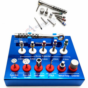 ชุดอุปกรณ์ขยายกระดูกและยกไซนัสสำหรับทันตกรรม - เครื่องมือผ่าตัดฝังรากเทียมพร้อมใบเลื่อย - Product Image 4
