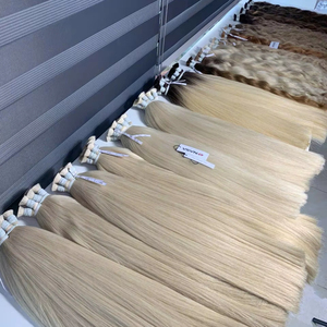 Extensions de cheveux naturels bruts vietnamiens NASA HAIR de qualité supérieure, 100g, prix de gros, en vrac, toutes couleurs, 60 cm - Product Image 1