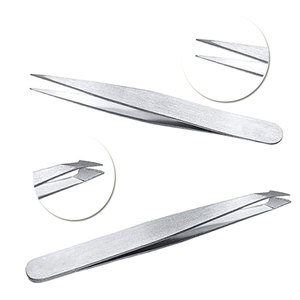 Étui en cuir durable pour outils de beauté, pour pinces à épiler, avec extérieur lisse, design léger et fonction de rangement protectrice - Product Image 2