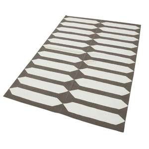 Conception moderne faite à la main en coton Dhurries Kilim Tapis personnalisé Structure à tissage plat pour tapis décoratif-Tapis et ensembles - Product Image 2