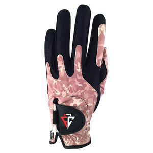 Guantes de Golf de Piel Cabretta Suave con Diseño Sublimado de Última Generación, con Logotipo Personalizado, Equipo Deportivo de Verano de Alta Calidad para Hombre - Product Image 1