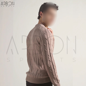 Pulls tricotés d'hiver pour homme, couleur rose poudré, qualité supérieure, confortables, infroissables, fournisseur de premier plan pour adultes - Product Image 3