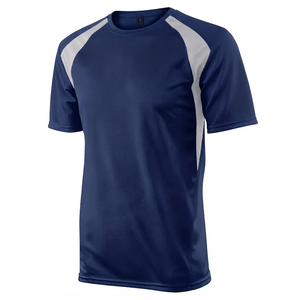 Camiseta de Hombre con Estampado de Serigrafía de Alta Calidad, Estilo Formal, Talla Grande, Servicio OEM, 100% Tejido en la Parte Delantera - Product Image 3