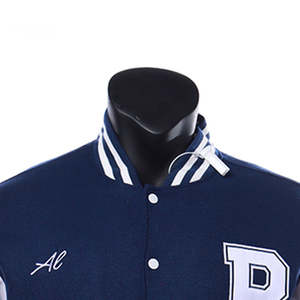 Veste de sport de style universitaire pour homme, coupe parfaite, nouvelle collection, logo brodé personnalisé, fabrication en usine, prix abordable. - Product Image 4