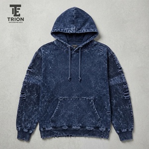 Damen-Hoodie im Used-Look mit weichem Tragegefühl, lockerer Passform, Vintage-Inspiration und modernem Streetwear-Look für den Alltag. - Product Image 4
