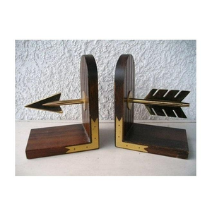 Sujetalibros Metálicos para Biblioteca, Hechos a Mano en India, de Alta Calidad, a Bajo Precio, Diseño Nuevo, Juego de Dos Sujetalibros Metálicos - Product Image 4