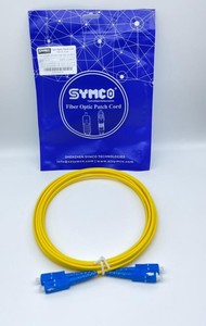 สายแพทช์ไฟเบอร์ออปติก SYMCO SC/UPC SC/UPC SM-DX-3.0-3M-2 เกรดโทรคมนาคม แบบดูเพล็กซ์ LSZH ผ่านการทดสอบจากโรงงาน 100% - Product Image 4