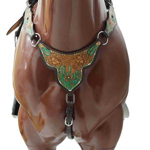 Nouvel arrivage : Ensemble de têtière et de peitorale western pour cheval, équipement western de haute qualité en nylon - Product Image 2