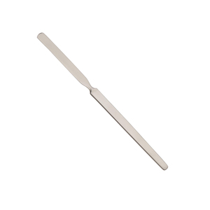 Professional Stainless Steel Single Ended Mixing Spatula with Satin or Bright Polished Finish for <b>Makeup</b> and Cosmetic Use - Product Image 4