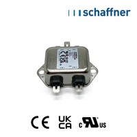 Filtre EMI Schaffner FN2010-6-06, suppresseur de bruit de ligne monophasée, automatisation industrielle, équipement médical, 6A
