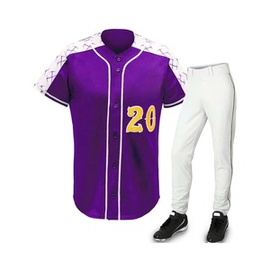 New 2026 Custom Made Your Own Design 100% Polyester Breathable Quick Dry Baseball Uniform High Quality Sublimated Design for - Product Image 6