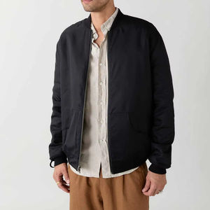 Blouson Bomber Homme Personnalisé de Haute Qualité – Nouveau Style Réversible avec Col Montant et Poches Décoratives – Vente Chaude en Gros - Product Image 1