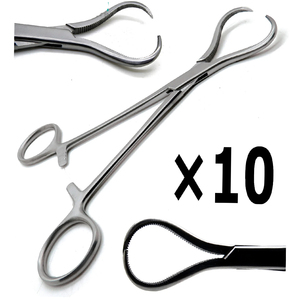 10 Piezas Nuevas Pinzas Quirúrgicas Lewin de 7 Pulgadas, Instrumentos de Sujeción Ortopédica - Product Image 1