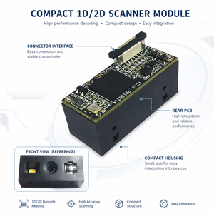 TOTINFO - Motor de Escáner de Códigos de Barras 1D/2D Integrado para Kiosco de Autoservicio, Módulo Lector de Códigos QR USB/UART E4700 - Product Image 4