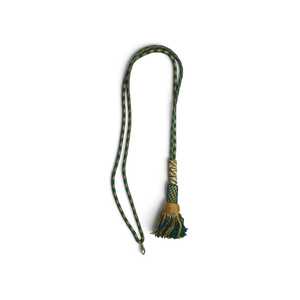 Cordón de cuello ceremonial para clérigos, tejido a mano, con cruz pectoral de alambre metálico verde Bishop y borlas, al por mayor - Product Image 1