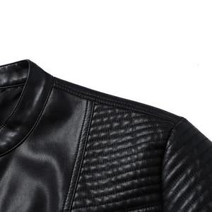 Genuine Leather Hooded <b>Jacket</b> | <b>Men</b> Women Unisex Leather Bomber | <b>Sheepskin</b> <b>Jacket</b> | Eco-Friendly Reversible Moto Biker Front - Product Image 6