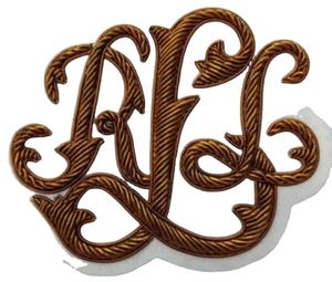 ป้ายปักลายใบไม้ด้วยด้ายทองคำแบบทำมือ สำหรับตกแต่งเสื้อเบลเซอร์ - Product Image 5