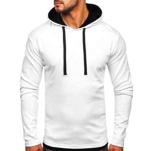 Sweat-shirts à capuche unisexes surdimensionnés de haute qualité pour hommes, 100 % coton, hiver, logo personnalisé, poche unie, respirant - Product Image 1