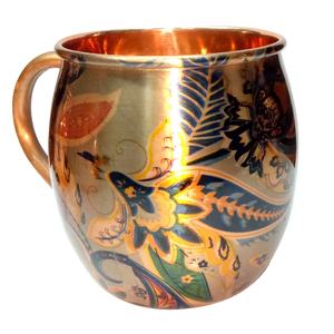 Home Decorative Copper Drinking Mug Unique Design Hot Sell Top Standard Product High Quality Indian Handicraft Item New Stylish - Product Image 4