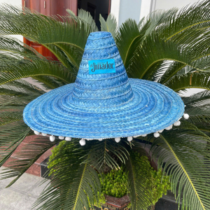 Tough Vietnam Mexican Sombrero Straw <b>Hat</b> Wide Brim For Agricultural Work And Reliable Face Shading 99 Gold Data - Product Image 4