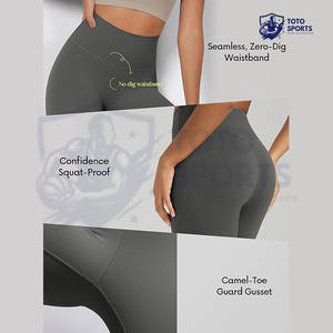 Leggings de haute qualité, légers, durables, élastiques, faciles d'entretien, confortables, doux, nouvelle arrivée, respirants, fins, avec logo personnalisé - Product Image 4