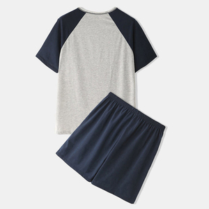 Men's Casual Summer T-Shirt and Shorts <b>Set</b> 100% Cotton Quick Dry & Breathable Comfortable Hot Selling Wholesale in Pakistan - Product Image 4