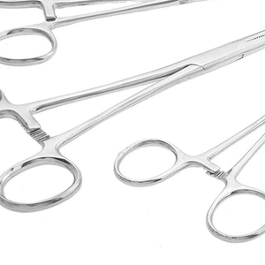 Pinzas Kelly para Arterias Certificadas ISO de 14.5cm, Instrumentos Quirúrgicos de Acero Inoxidable de Alta Calidad, Pinzas Hemostáticas Rectas y Curvas - Product Image 5