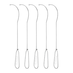 PISSCO Catheter Guide 2mm Curved 37cm Surgical <b>Instrument</b> Urology Catheter Guide Wire Curved Type <b>Instrument</b> Set Stainless Steel - Product Image 1