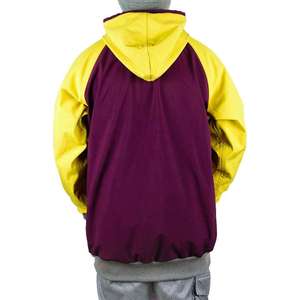 เสื้อฮู้ดกันน้ำสำหรับเล่นสโนว์บอร์ดและสกีสำหรับผู้ชาย ป้องกันลม กันหนาว ผ้าซอฟต์เชลล์ ขนฟลีซ แบบสวมหัว เหมาะสำหรับกีฬากลางแจ้งในฤดูหนาว มีช่องสำหรับนิ้วโป้ง - Product Image 2