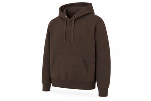 Pull à capuche en coton épais tricoté pour homme, avec logo personnalisé, poche kangourou avant, style streetwear, service OEM/ODM - Product Image 3